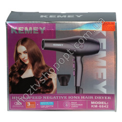 WL-966 Фен для волос KEMEY KM-6842 1300W