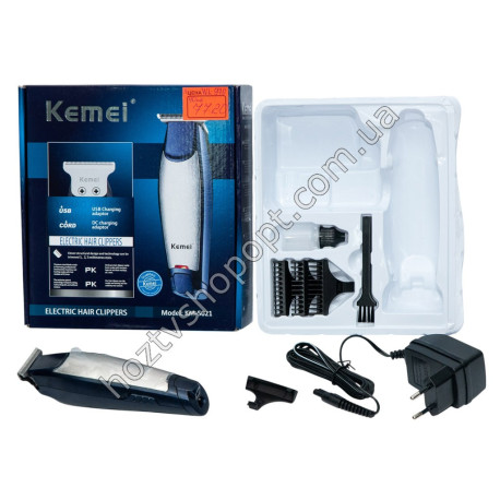 WL-976 Машинка аккумуляторная для стрижки волос Kemei KM-5021