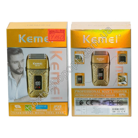 WL-944 Бритва электрическая Kemei KM-T91