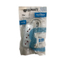 WL-1608 Удлинитель Elwatt на 3 розетки 3м (60/ящ)