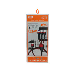 WL-1442 Кабель GTL 3-in-1 TYPE-C to TYPE-C-Lightning-Micro 1.2m